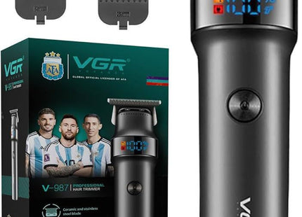 VGR V-987 επαγγελματικό σετ κουρευτικής μηχανής μαύρο κόκκινο One Fashion Limani Θεσσαλονίκη