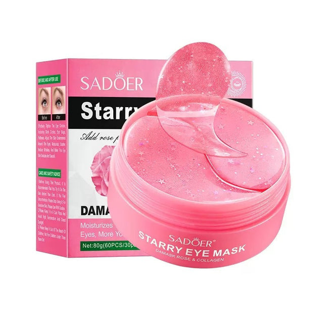 Sadoer Starry Eye Mask Rose & Collagen 60τμχ