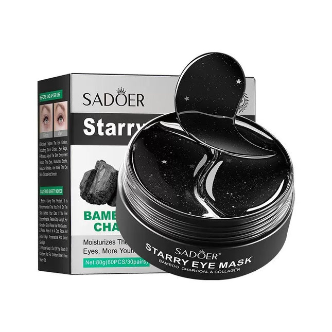 Sadoer Starry Eye Mask Bamboo Charcoal & Collagen 60τμχ