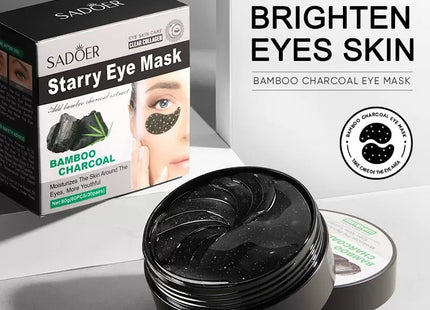 Μάσκες Ματιών Sadoer Starry Eye Mask Bamboo Charcoal & Collagen 60τμχ