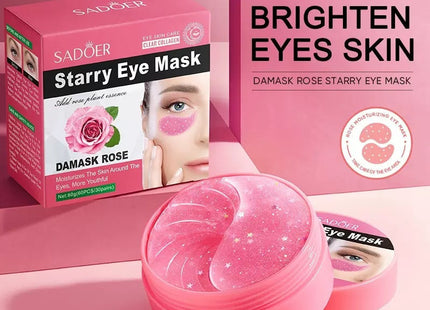 μάσκα ματιών hydrogel με rose και collagen για δροσερή περιποίηση και ενυδάτωση κάτω από τα μάτια