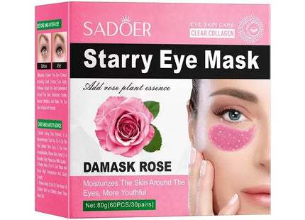 Sadoer Starry Eye Mask Rose & Collagen 60τμχ