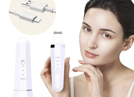R.S D839 Ultrasonic Skin Scrubber 3 σε 1 για Καθαρισμό Προσώπου