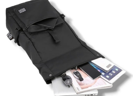 Αδιάβροχο Σακίδιο Πλάτης Rolltop 18L Μαύρο για laptop και καθημερινή χρήση
