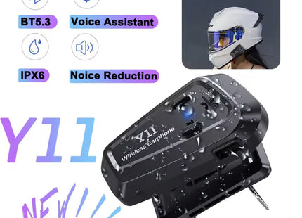 Ασύρματη Ενδοεπικοινωνία Κράνους Y11 Bluetooth Hi-Fi Stereo για μοτοσυκλέτα