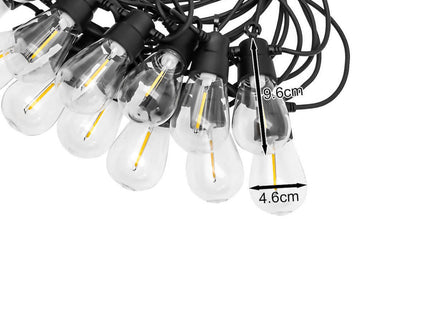 Λάμπες LED γιρλάντας Rixme με διάσταση 9.6cm και 4.6cm