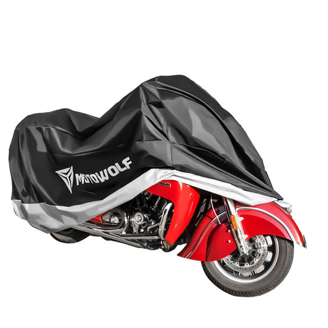 Αξεσουάρ Μοτοσυκλέτας Motowolf MDL0802B Αδιάβροχη Κουκούλα Μηχανής Μαύρη