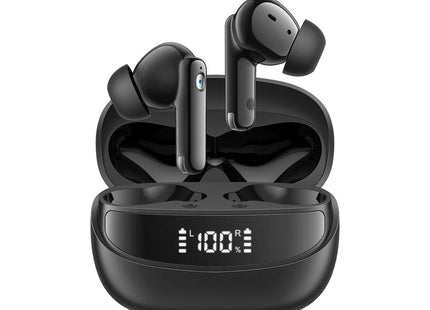 Joyroom JR-BB3 Jbuds in-ear Bluetooth ακουστικά μαύρα με θήκη φόρτισης LED