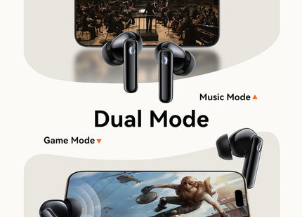 Joyroom JR-BB3 dual mode Bluetooth ακουστικά για music mode και game mode