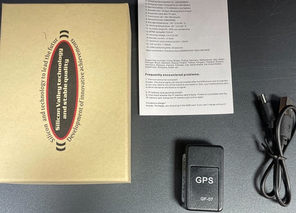 GF-07 mini GPS tracker μαύρο για αυτοκίνητο και μηχανή με SIM