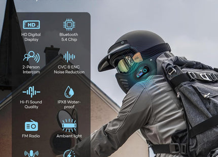 Ασύρματο Bluetooth Κράνους K09 HD Sound για μοτοσυκλέτα