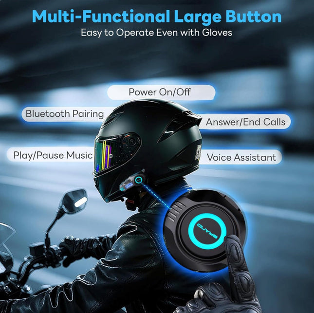 Ενδοεπικοινωνία Μηχανής Ασύρματο Bluetooth Κράνους K09 HD Sound