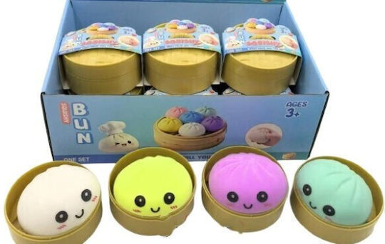 Πολύχρωμο squishy bun 1τμχ με διάφορα σχέδια από One Fashion Limani Θεσσαλονίκη