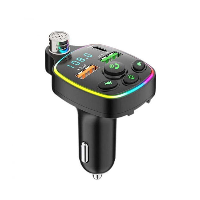 Andowl Q-C71 FM Transmitter αυτοκινήτου με Bluetooth USB MicroSD