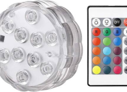 Αδιάβροχο φωτιστικό LED φορητό RGB POD 13 SMD με τηλεχειριστήριο - One Fashion Limani Θεσσαλονίκη Ελλάδα