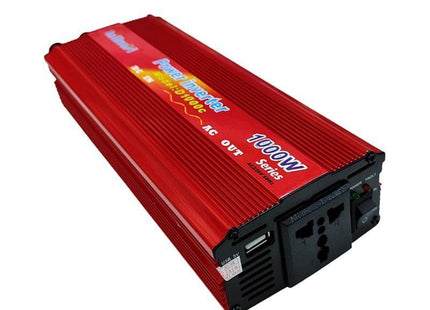LaiRunH D1000C inverter αυτοκινήτου 1000W κόκκινο με AC OUT και USB