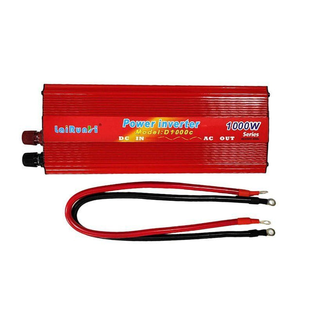 LaiRunH D1000C power inverter 1000W με καλώδια σύνδεσης μπαταρίας