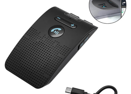 Andowl Q-DH03 μεγάφωνο Bluetooth για αλεξήλιο με καλώδιο φόρτισης