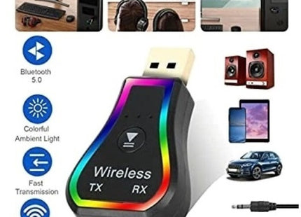 Andowl Q-TR31 wireless TX RX audio adapter με Bluetooth 5.0