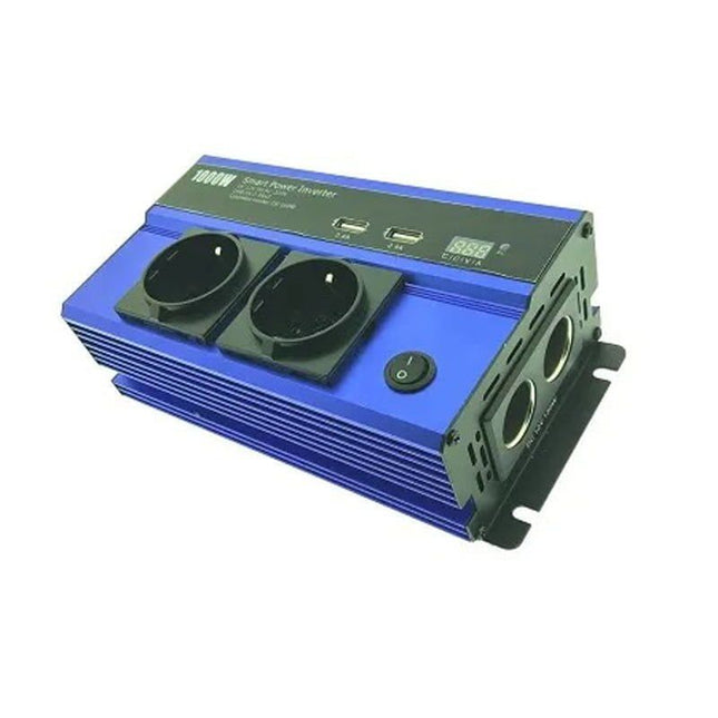 Andowl QY-7011 inverter αυτοκινήτου 1000W 12V σε 220V με αποστολή από Θεσσαλονίκη