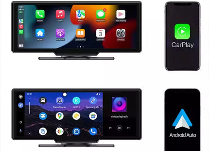 Οθόνη αυτοκινήτου Andowl Q-CA600 με Apple CarPlay και Android Auto
