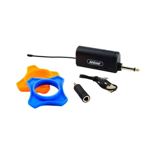 Δέκτης Andowl Q-MIC558 καλώδιο USB αντάπτορας και χρωματιστά δαχτυλίδια