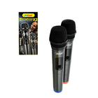 Andowl Q-MIC558 σετ δύο ασύρματων μικροφώνων χειρός με κουτί