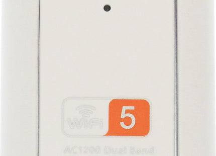 Μπροστινή όψη λευκού Andowl Wi-Fi 5 AC1200 dual band USB αντάπτορα