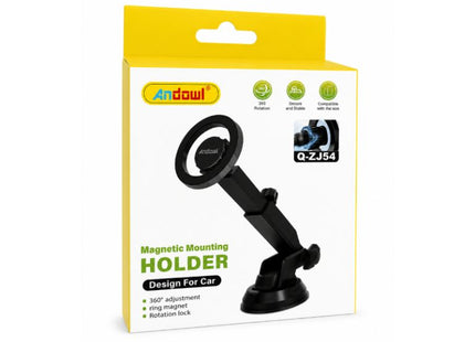 Συσκευασία Andowl Q-ZJ54 magnetic mounting holder με ένδειξη 360 μοιρών και ring magnet