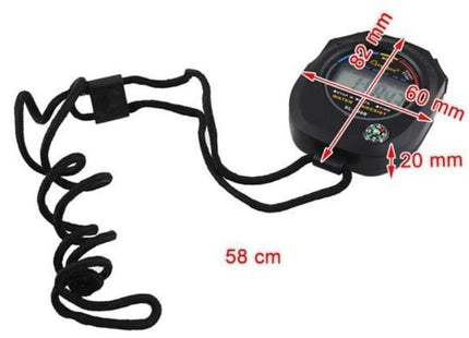 AnyTime XL-009B με λουράκι 58 cm και διαστάσεις σώματος 82 επί 60 επί 20 mm.