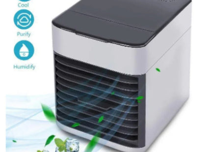 Λευκός και μαύρος Arctic Air Ultra φορητός αεροψύκτης με μπροστινή γρίλια εξόδου αέρα