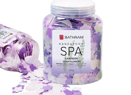 Bathrani φύλλα σαπουνιού Hand & Foot Spa 220gr με άρωμα λεβάντα