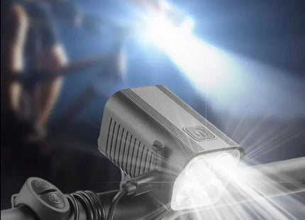 BG-2258 μπροστινό φανάρι ποδηλάτου με δυνατό φωτισμό για βραδινή διαδρομή