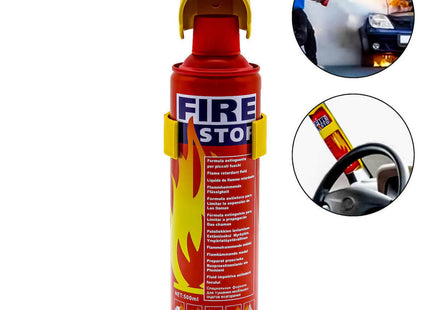 Fire Stop πυροσβεστήρας αυτοκινήτου με βάση για χρήση έκτακτης ανάγκης