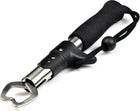 FISH-0012 fish gripper χειρός από ανοξείδωτο ατσάλι με μαύρη λαβή