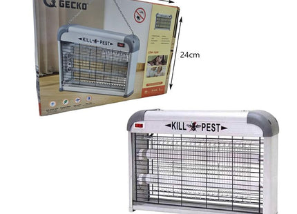 GECKO ηλεκτρική εντομοπαγίδα UV Pest Killer 16W με διαστάσεις συσκευασίας 35x24cm