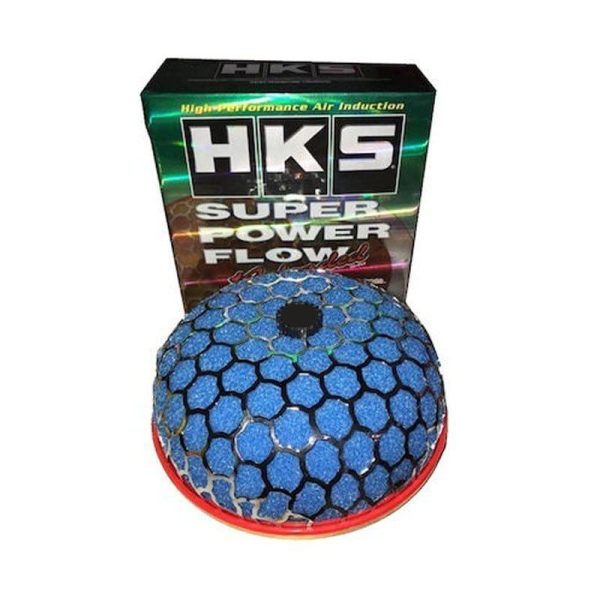 Μπλε φιλτροχοάνη HKS Super Power Flow Reloaded με κυψελωτό πλέγμα