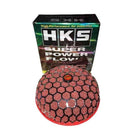 Κόκκινη φιλτροχοάνη HKS Super Power Flow Reloaded με κυψελωτό πλέγμα