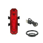 HO-JH-818 πίσω φανάρι ποδηλάτου LED με καλώδιο φόρτισης