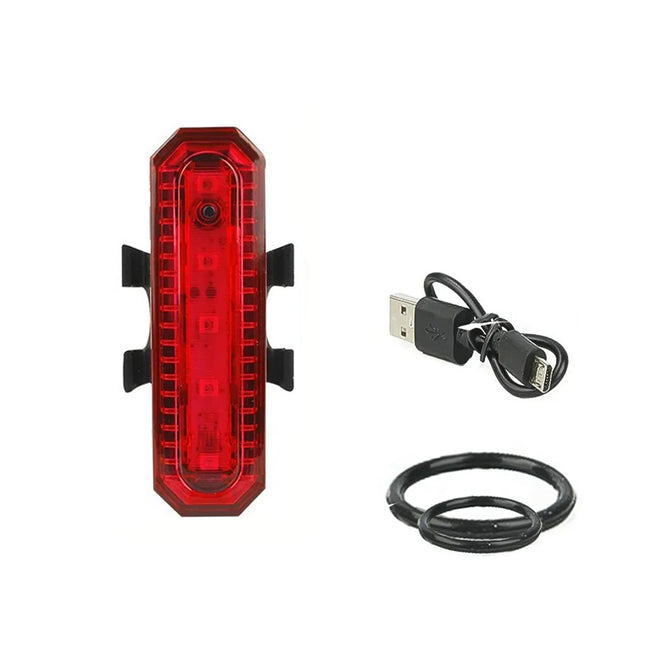 HO-JH-818 πίσω φανάρι ποδηλάτου LED με καλώδιο φόρτισης