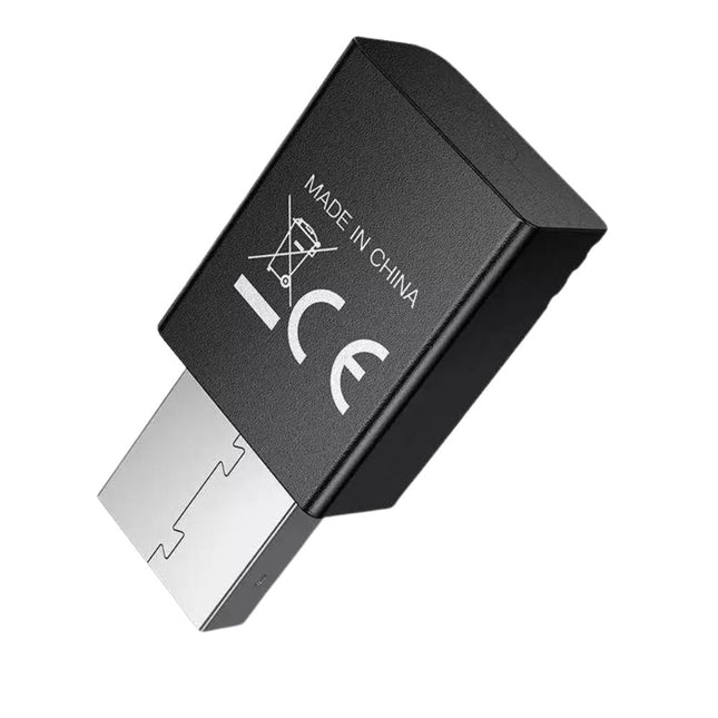Πίσω όψη του μαύρου Hoco HI38 με βύσμα USB-A και σήμανση CE.
