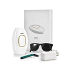 Λευκή συσκευή αποτρίχωσης IPL K361-1203000U με γυαλιά προστασίας, ξυραφάκι και τροφοδοτικό