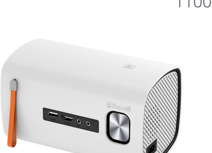 Joleritc T100 mini projector πίσω θύρες USB HDMI AV