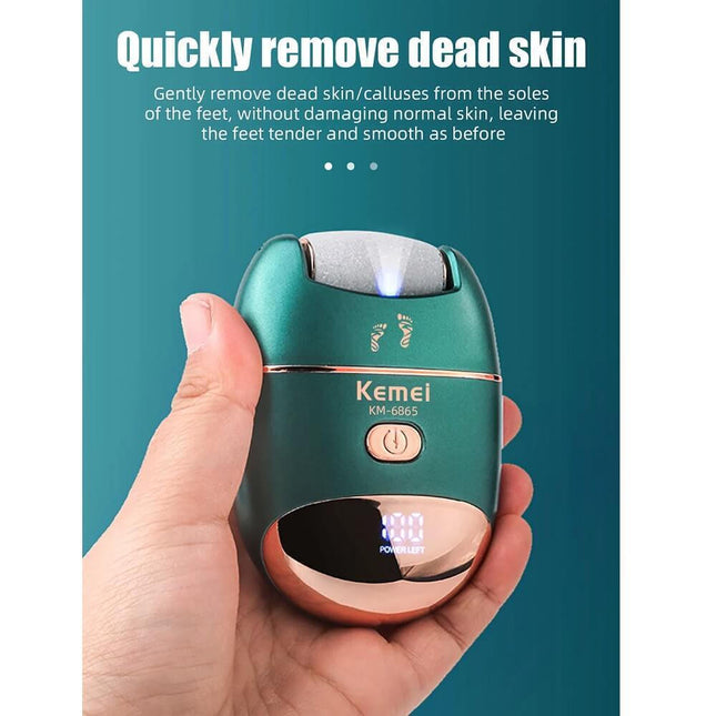 Kemei KM-6865 ηλεκτρική λίμα για φτέρνες και κάλους