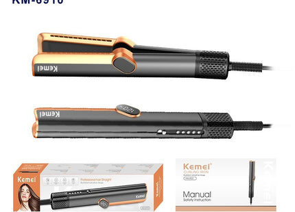 Kemei KM-6910 πρέσα μαλλιών 1000W με κεραμικές πλάκες και αξεσουάρ