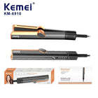 Kemei KM-6910 πρέσα μαλλιών 1000W με κεραμικές πλάκες και αξεσουάρ