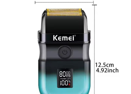 Kemei KM-T420 foil ξυριστική με διαστάσεις 7 x 12,5cm και ψηφιακή οθόνη