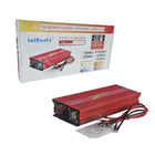 LaiRunH inverter αυτοκινήτου 3000W 12V κόκκινο με καλώδια και συσκευασία