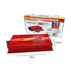 LaiRunH inverter αυτοκινήτου 4000W 24V κόκκινο με καλώδια