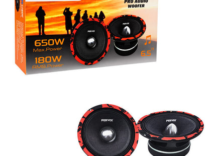 Ηχεία Αυτοκινήτου Pervoi Ηχείο Αυτοκινήτου Woofer 6.5 Ιντσών 650W CTC-6562A